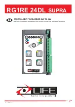 LIFE home integration RG1RE Instructions And Warnings For Installation, Use And Maintenance preview