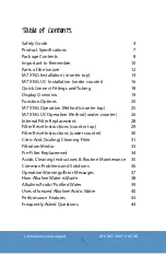 Preview for 3 page of LIFE Ionizer M7 X NG User Manual