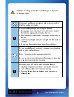 Preview for 8 page of Life Ionizers 9000 User Manual