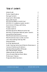 Preview for 3 page of Life Ionizers M9 X NG User Manual