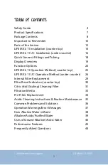 Preview for 3 page of Life Ionizers MXL-11 User Manual