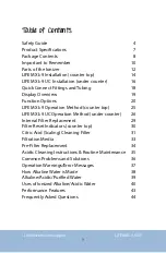 Preview for 3 page of Life Ionizers MXL-9 UC User Manual