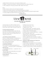 Предварительный просмотр 5 страницы Life 'n soul LnS-MT103 Manual