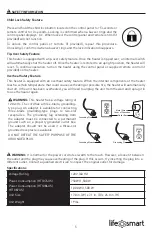 Предварительный просмотр 5 страницы Life Smart LCHT1074US Manual