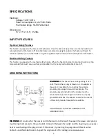 Preview for 5 page of Life Smart LS-8WIQH-DB Owners Installation And Operating Manual