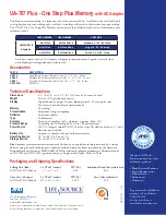 Preview for 2 page of Life Sourse UA-767PAC Specification