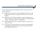 Preview for 2 page of Life Sourse XL-20 User Manual