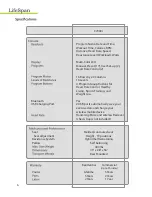 Предварительный просмотр 6 страницы Life Span C7000i Owner'S Manual