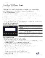 Life technologies PowerEase 90W Quick Reference preview