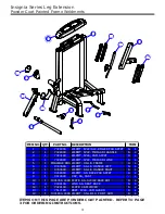 Предварительный просмотр 4 страницы Life titness INSIGNIA SERIES Parts Manual