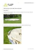 Предварительный просмотр 5 страницы Life Under Canvas 3m Bell Tent Care And Instructions