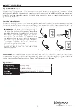 Предварительный просмотр 5 страницы Life zone lifesmart zone ZCFP1060US Manual