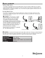 Предварительный просмотр 5 страницы Life zone SGH-2WITH-WM User Manual