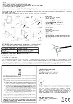 Preview for 2 page of Life 39.9F3013F Installation Instructions