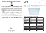 Preview for 1 page of Life 39.9TSS0518N User Manual