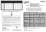 Life FLOOD ULTRA SLIM User Manual preview