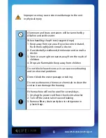 Preview for 8 page of Life Ionizer 7500 User Manual