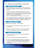 Preview for 21 page of Life Ionizer 7500 User Manual