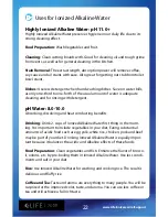 Preview for 22 page of Life Ionizer 7500 User Manual