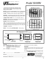 Предварительный просмотр 8 страницы Lifebreath 1200ERV Operation And Installation Manual