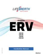 Предварительный просмотр 1 страницы Lifebreath 1230 ERV Installation Manual