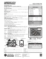 Предварительный просмотр 14 страницы Lifebreath 155ECM series Operation And Installation Manual