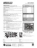 Предварительный просмотр 15 страницы Lifebreath 155ECM series Operation And Installation Manual