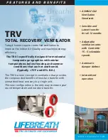 Предварительный просмотр 1 страницы Lifebreath 195TRV Features And Benefits