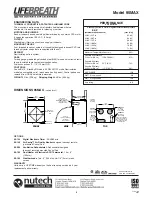 Предварительный просмотр 5 страницы Lifebreath 200MAX Operation And Installation Manual