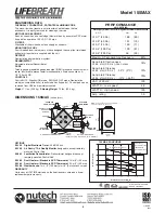 Предварительный просмотр 6 страницы Lifebreath 200MAX Operation And Installation Manual