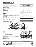 Предварительный просмотр 8 страницы Lifebreath 200MAX Operation And Installation Manual