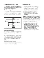 Предварительный просмотр 7 страницы Lifebreath 2500EFD Operation And Installation Manual