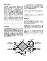 Предварительный просмотр 9 страницы Lifebreath 2500EFD Operation And Installation Manual