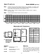 Preview for 12 page of Lifebreath 40DHW Operation, Sizing And  Installation Manual