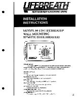 Lifebreath 99-129 Installation Instructions предпросмотр