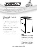 Lifebreath AH-ELE-15KW-36-E16 Specification Sheet предпросмотр