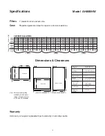 Preview for 16 page of Lifebreath AH40BHW Operation, Sizing And  Installation Manual