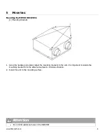 Предварительный просмотр 8 страницы Lifebreath METRO 120 ERV Installation Manual