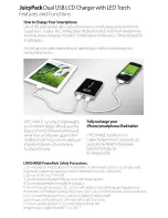 Preview for 2 page of lifeCharge JuicyPack 16,800 mAh User Manual