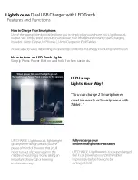 Preview for 2 page of lifeCharge Lighthouse powerpack 13,000mAh User Manual