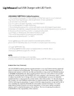 Preview for 4 page of lifeCharge Lighthouse powerpack 13,000mAh User Manual