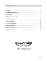 Preview for 3 page of LifeCore Fitness LC-CD450 User'S Product Manual