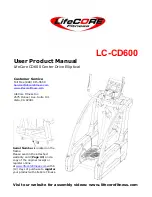 LifeCore Fitness LC-CD600 User'S Product Manual preview