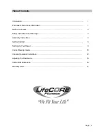 Предварительный просмотр 3 страницы LifeCore Fitness LC-R88 Rower User'S Product Manual