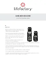 Предварительный просмотр 1 страницы lifefactory 4oz Care And Use Manual