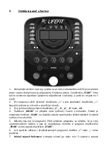 Предварительный просмотр 6 страницы LIFEFIT TM-3100 User Manual