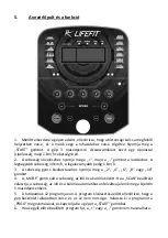 Предварительный просмотр 36 страницы LIFEFIT TM-3100 User Manual