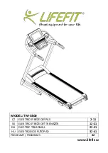 Предварительный просмотр 1 страницы LIFEFIT TM-3300 Manual