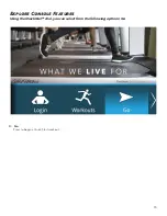 Предварительный просмотр 16 страницы LifeFitness EXPLORE CONSOLE Operation Manual