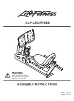 LifeFitness GLP Assembly Instructions Manual preview